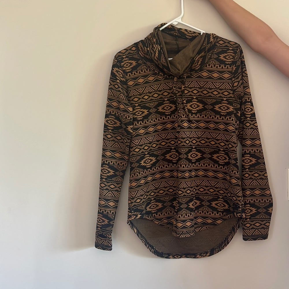 Kavu black and brown women size medium sweatshirt
